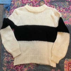 Varsity stripe sweater